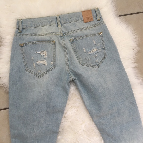 SOLD❌ New Zara Distressed Boyfriend Jeans - Picture 2 of 6